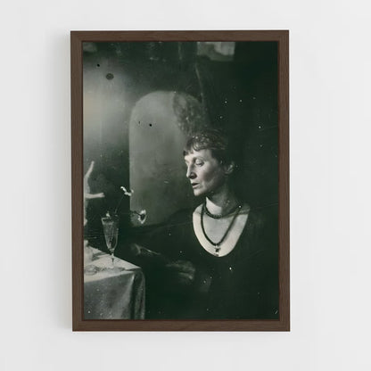 ap-anna akhmatova-4 cadre Bois foncé