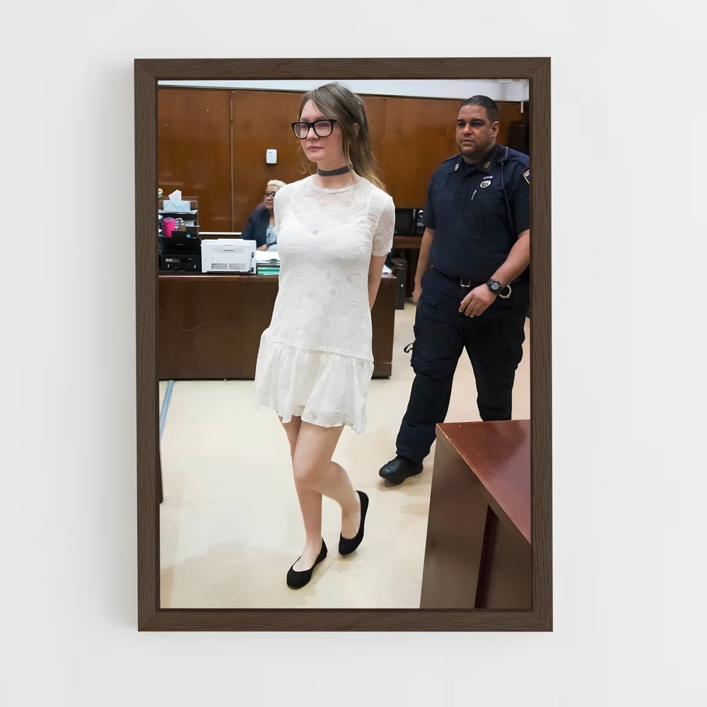 ap-anna delvey-5 cadre Bois foncé