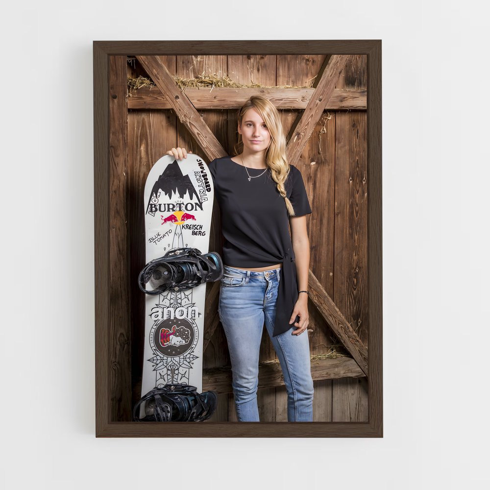 ap-anna gasser-3 cadre Bois foncé