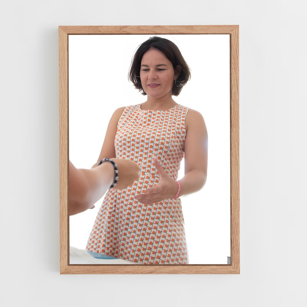 ap-annalena baerbock-1 cadre Bois clair