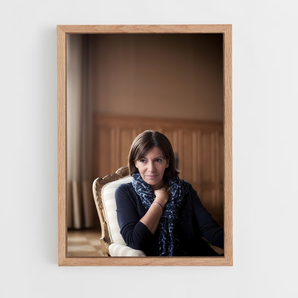 ap-anne hidalgo-9 cadre Bois clair