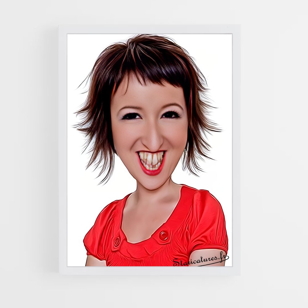ap-anne roumanoff-2 cadre Blanc
