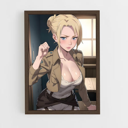 ap-annie leonhart-5 cadre Bois foncé