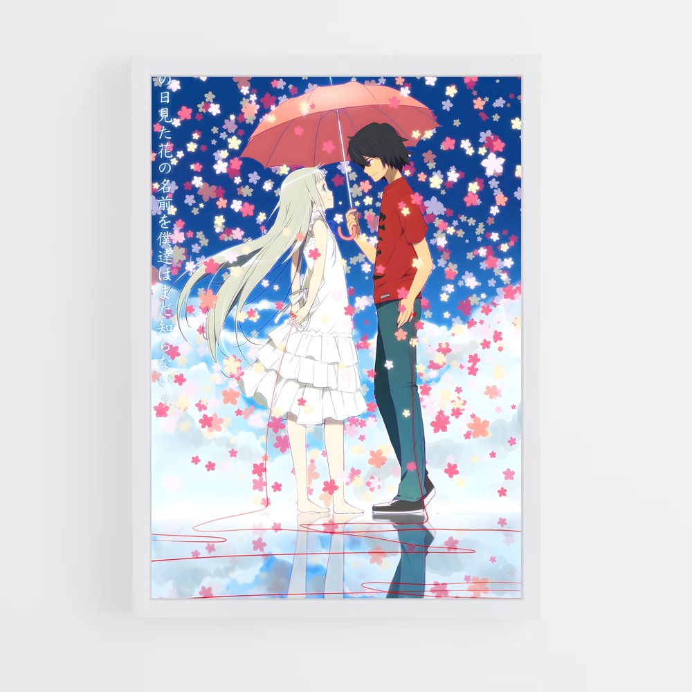 ap-anohana-10 cadre Blanc