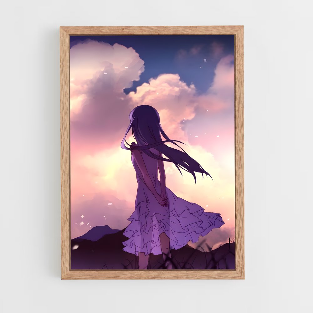 ap-anohana-12 cadre Bois clair