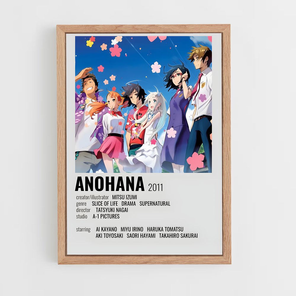 ap-anohana-3 cadre Bois clair