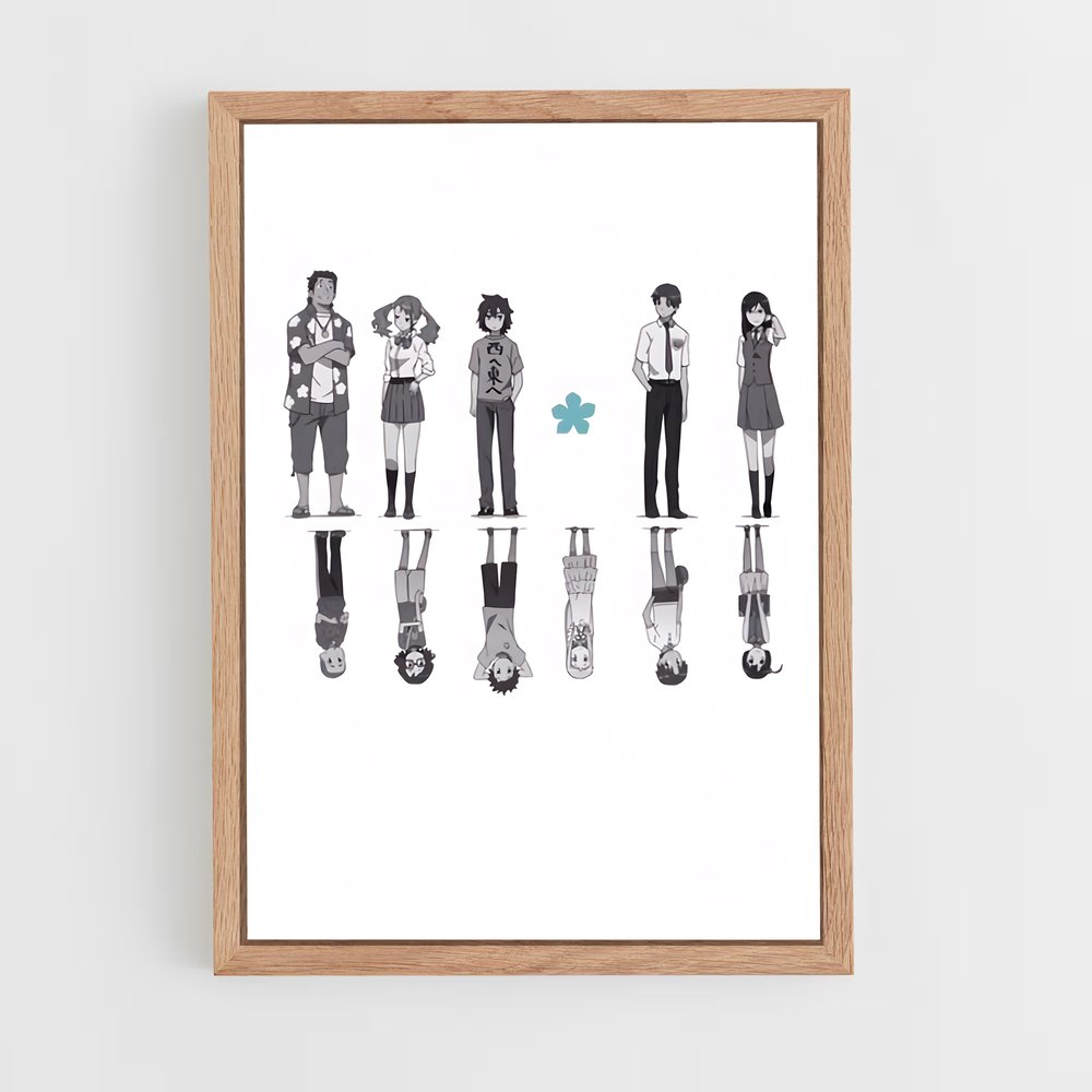 ap-anohana-4 cadre Bois clair