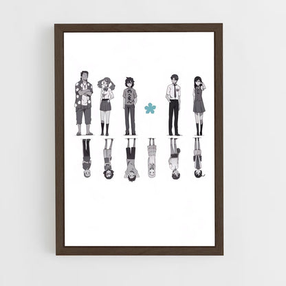 ap-anohana-4 cadre Bois foncé