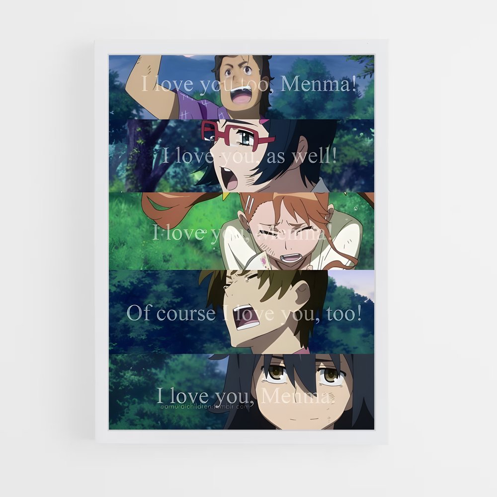 ap-anohana-6 cadre Blanc