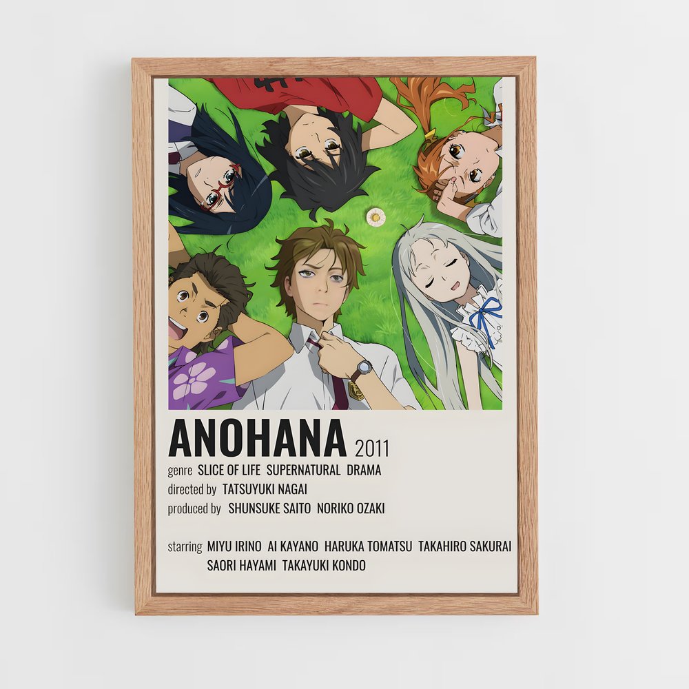 ap-anohana-8 cadre Bois clair