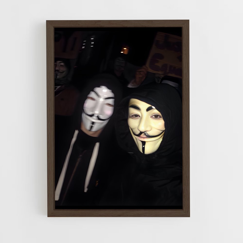 ap-anonymous-1 cadre Bois foncé