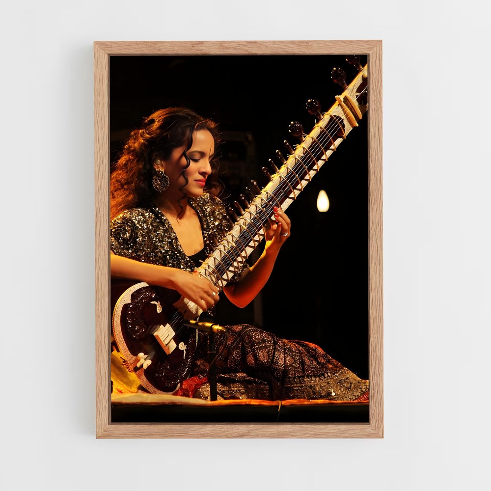 ap-anoushka shankar-1 cadre Bois clair