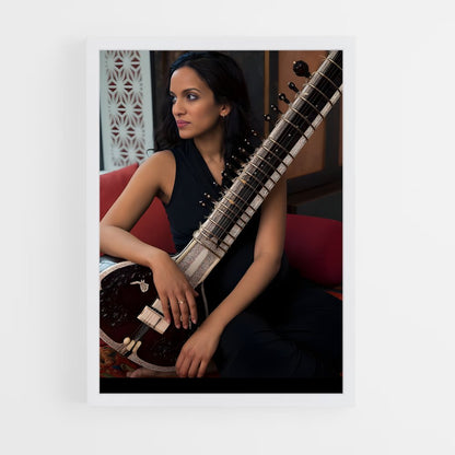 ap-anoushka shankar-2 cadre Blanc