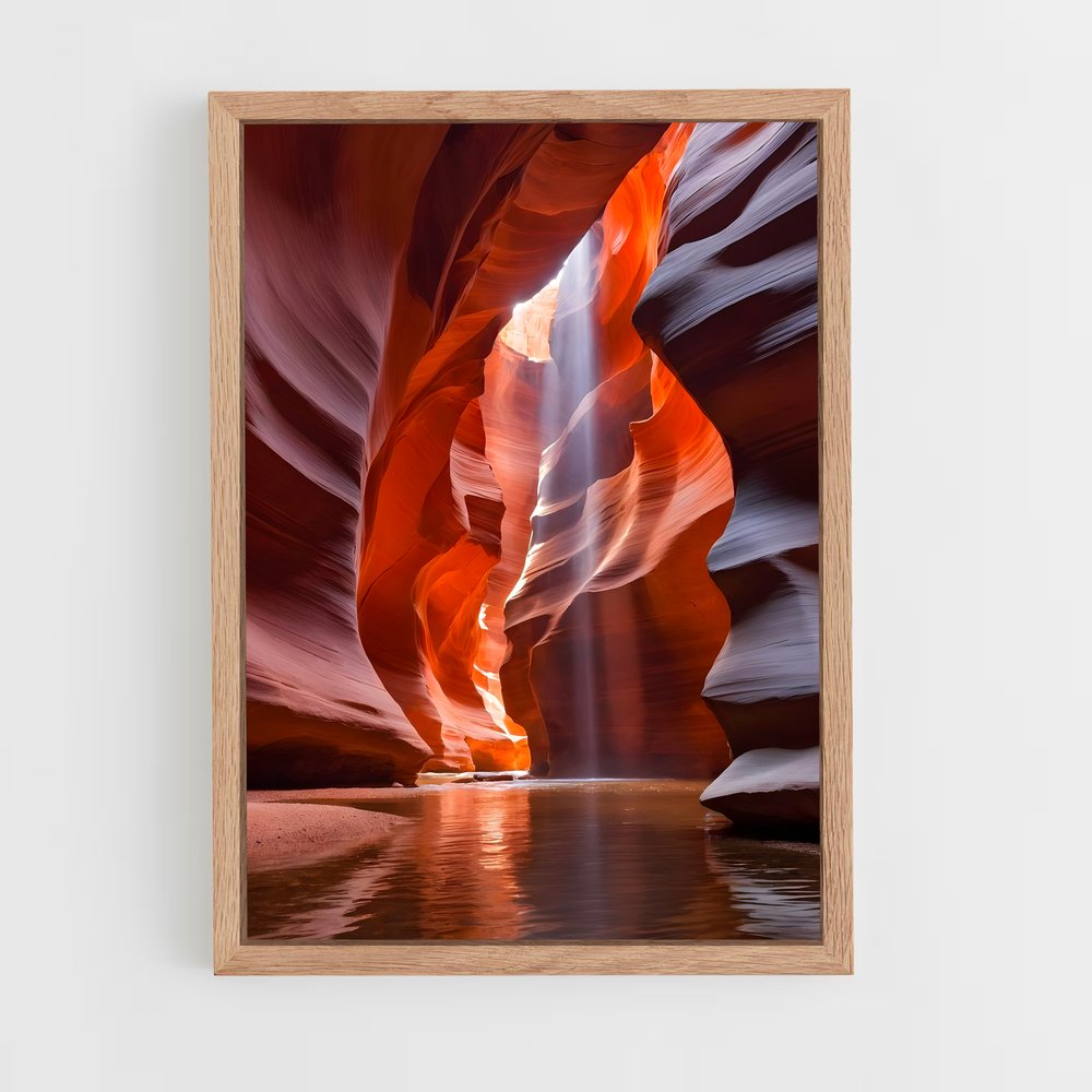 ap-antelope canyon-2 cadre Bois clair
