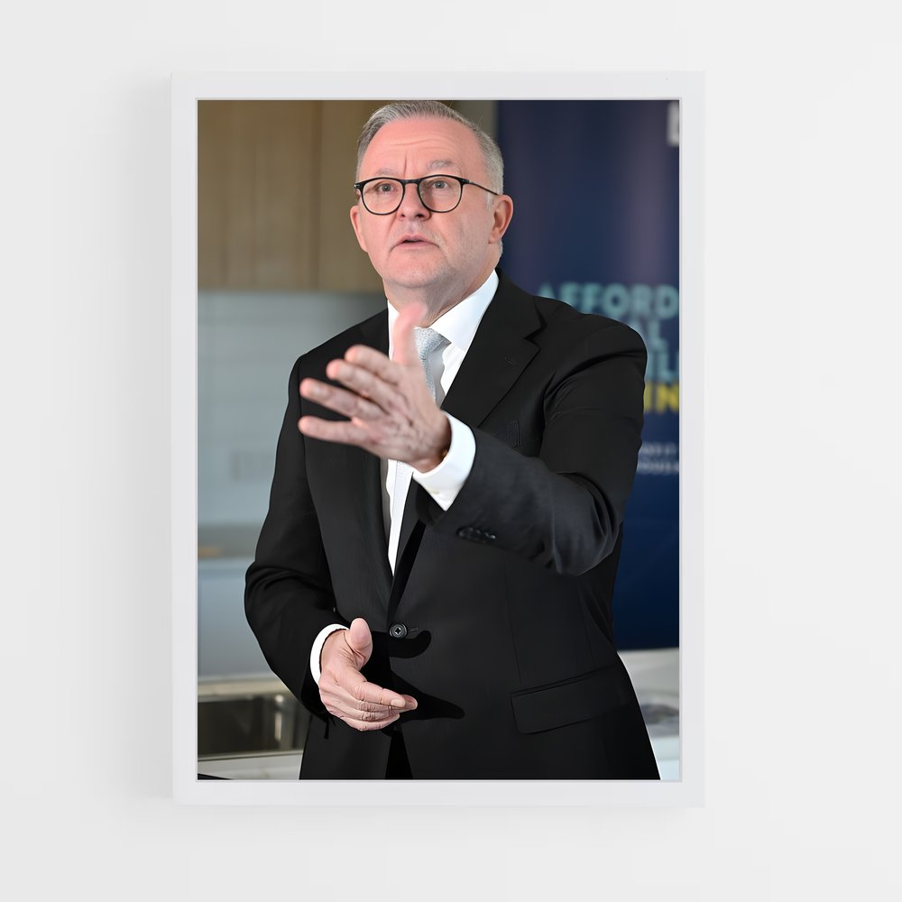 ap-anthony albanese-1 cadre Blanc