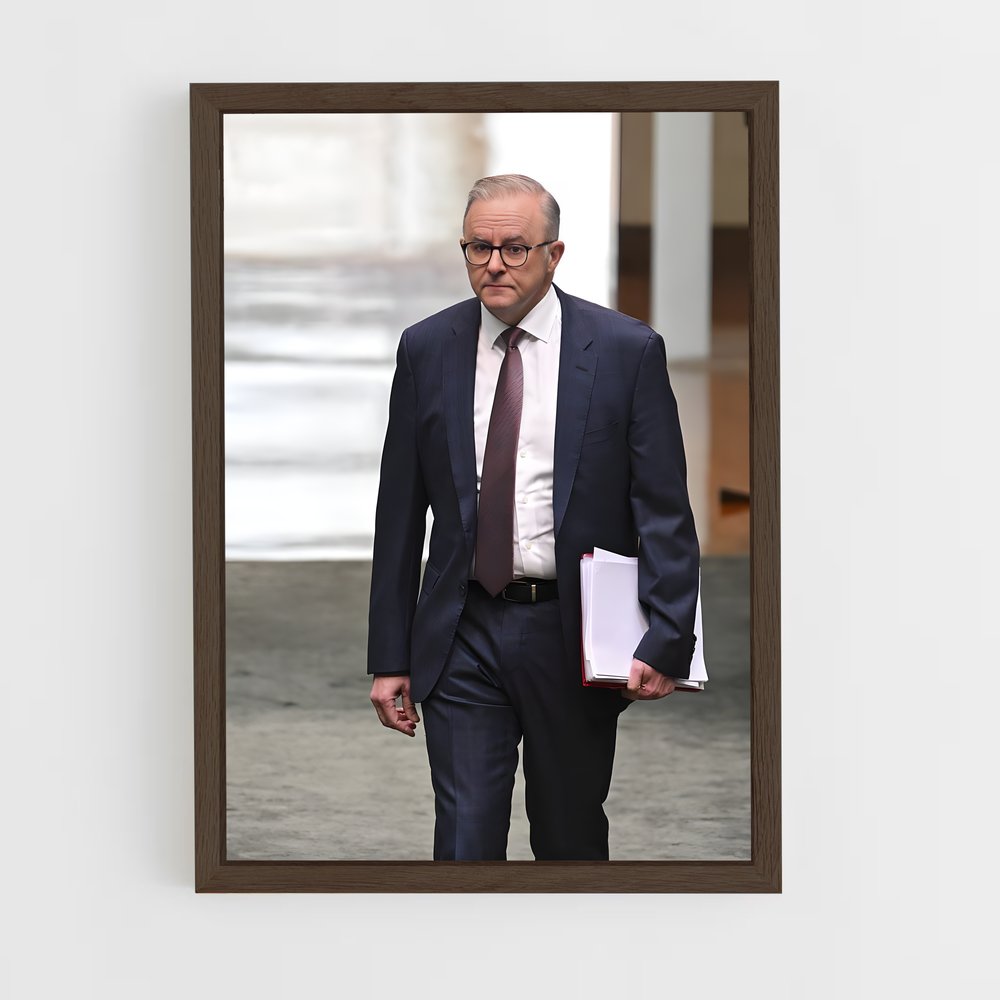ap-anthony albanese-5 cadre Bois foncé