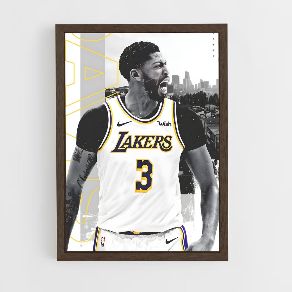 ap-anthony davis-4 cadre Bois foncé