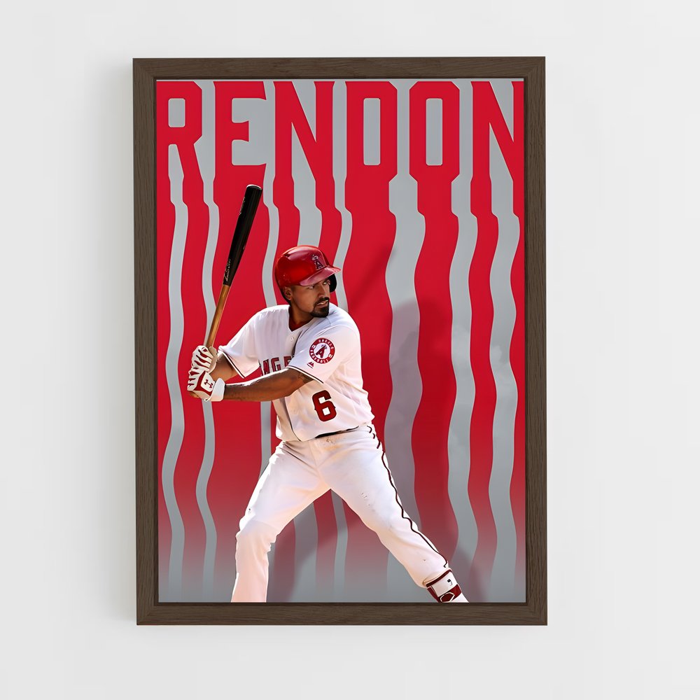 ap-anthony rendon-4 cadre Bois foncé