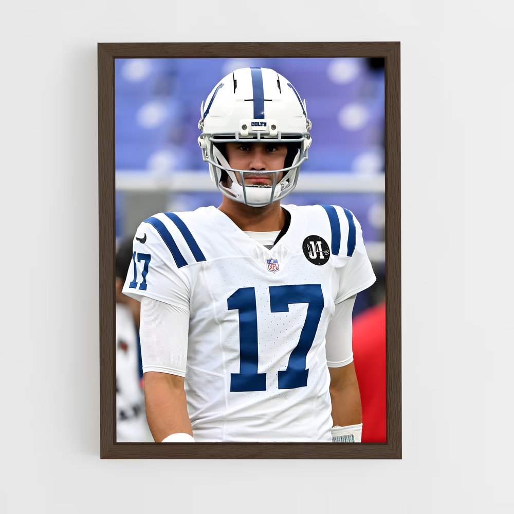 ap-anthony richardson-1 cadre Bois foncé