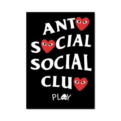 Poster Cœur Anti-Social