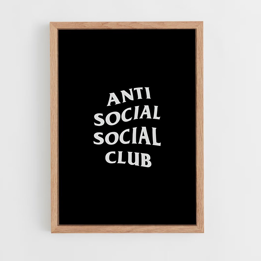 ap-anti social social club-1 cadre Bois clair