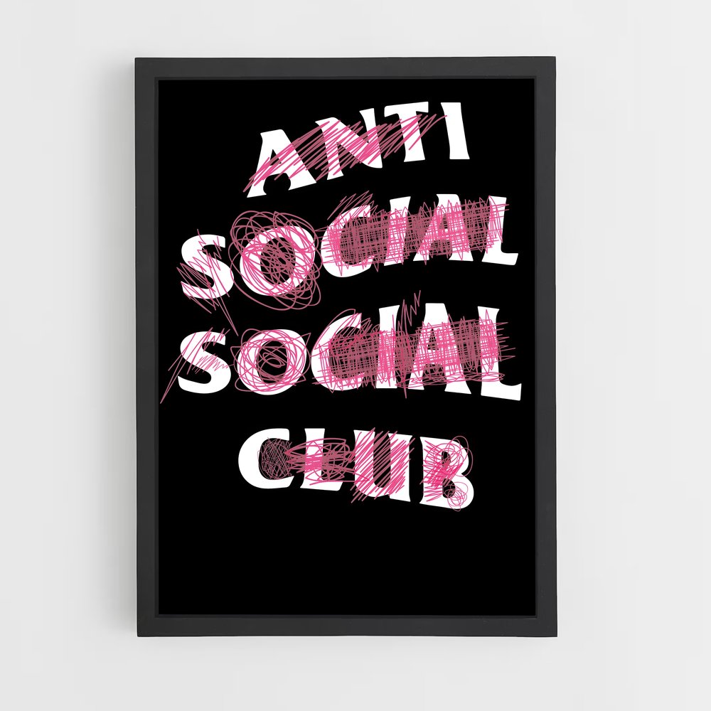 ap-anti social social club-6 cadre Noir