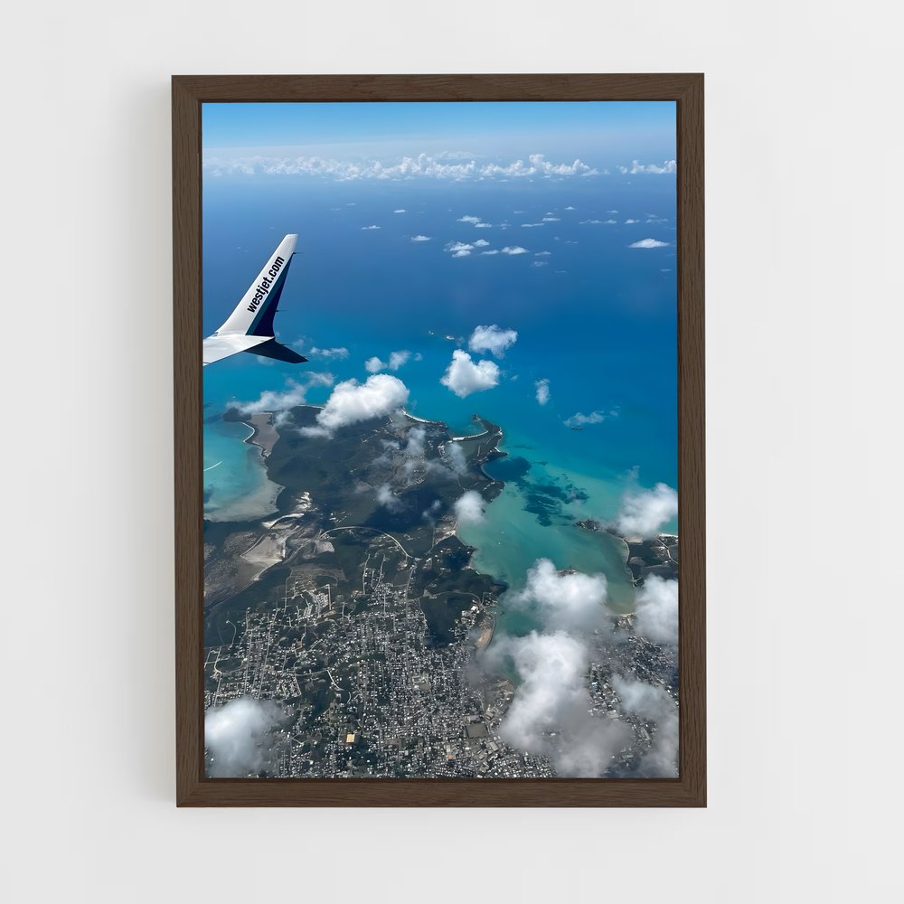 ap-antigua and barbuda-3 cadre Bois foncé
