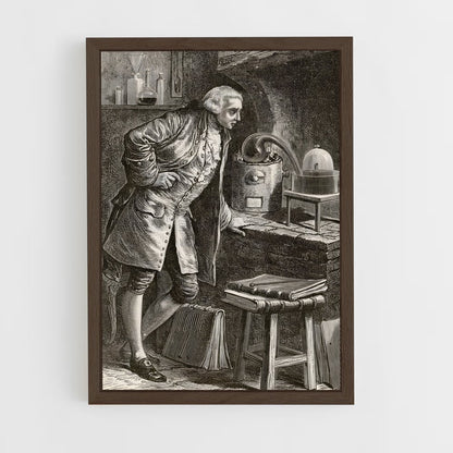 ap-antoine lavoisier-2 cadre Bois foncé