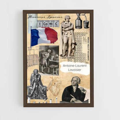 ap-antoine lavoisier-3 cadre Bois foncé