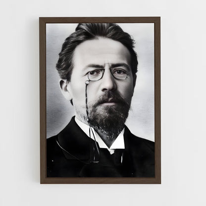 ap-anton chekhov-2 cadre Bois foncé