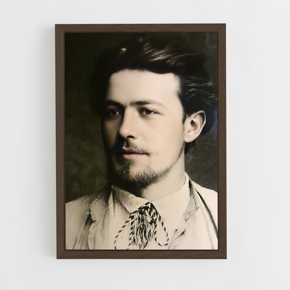 ap-anton chekhov-3 cadre Bois foncé