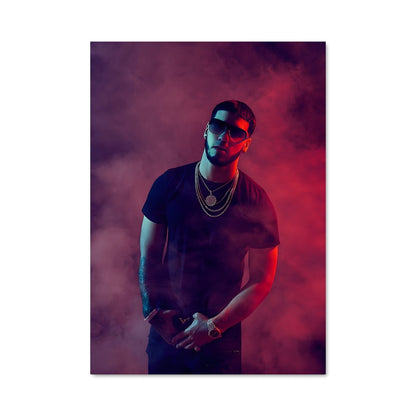 Poster Red Smoke Vibes