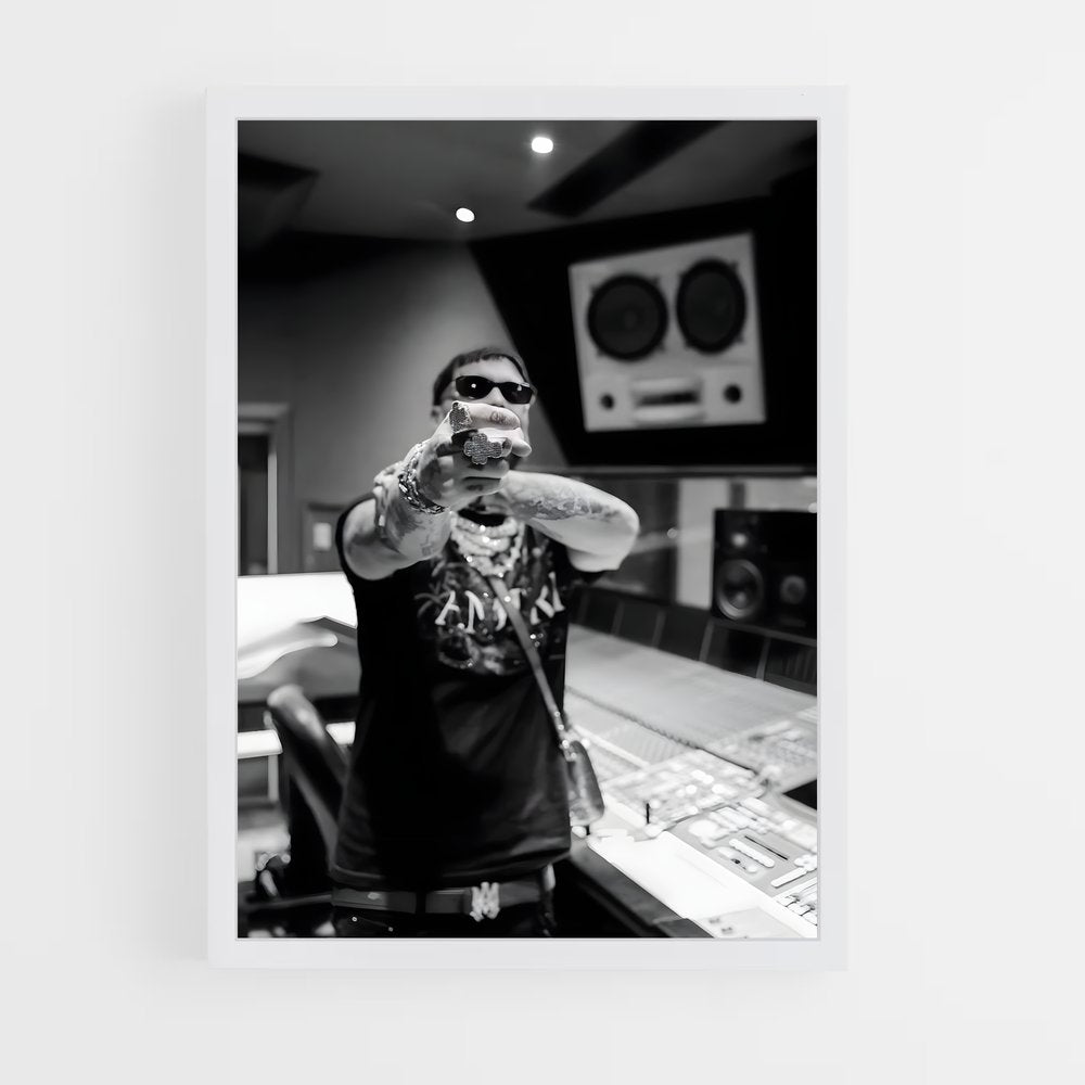 ap-anuel aa-1 cadre Blanc