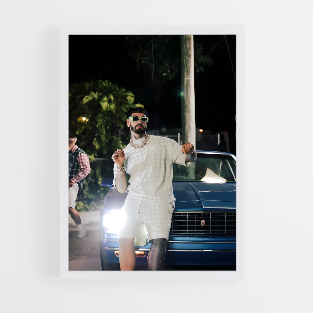 ap-anuel aa-13 cadre Blanc