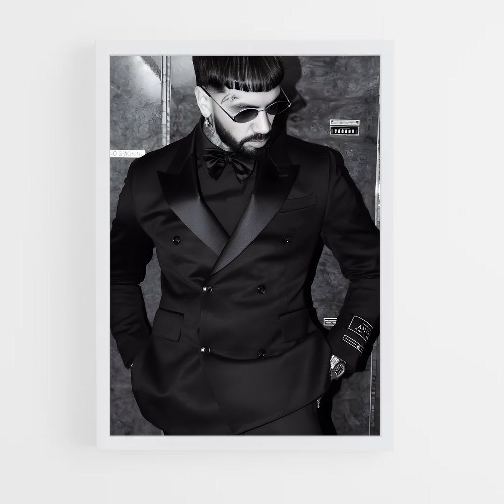 ap-anuel aa-14 cadre Blanc