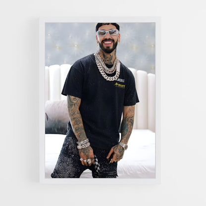 ap-anuel aa-2 cadre Blanc