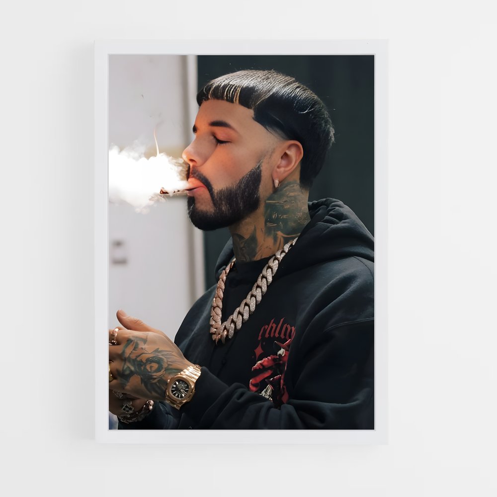 ap-anuel aa-6 cadre Blanc