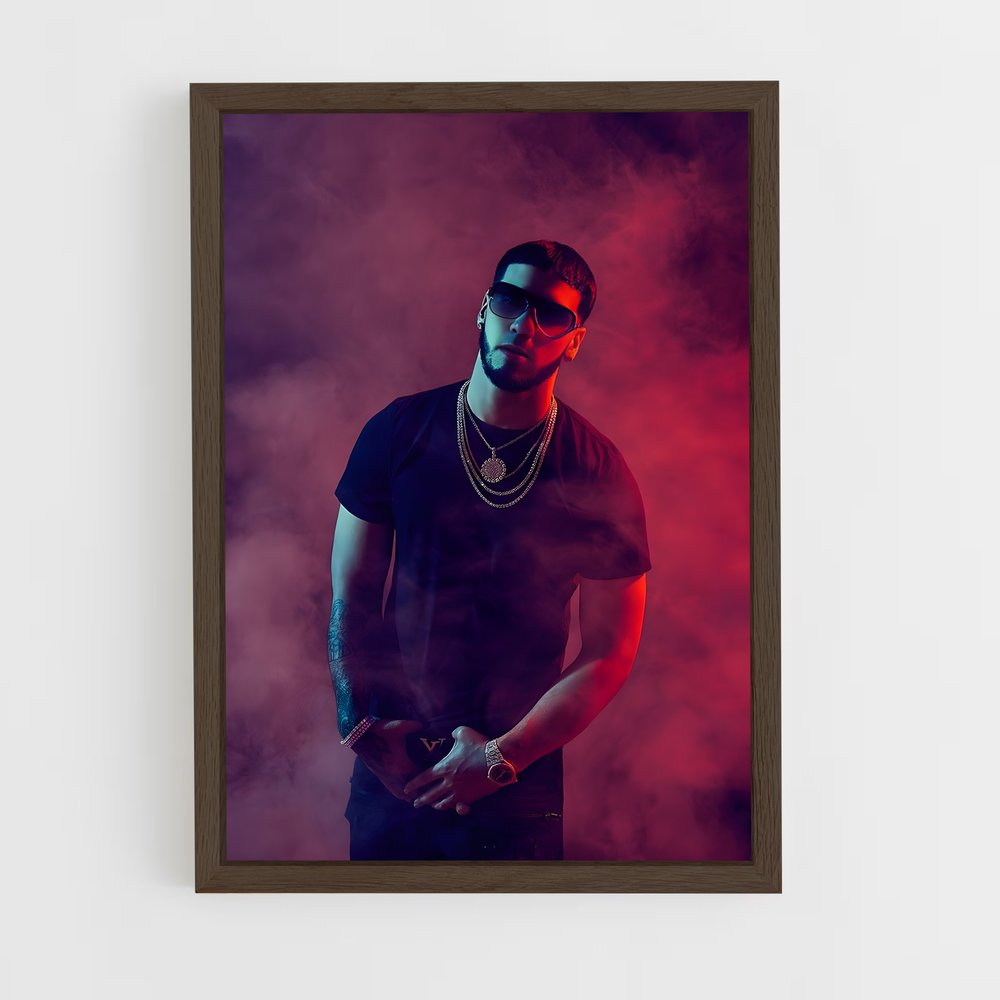 ap-anuel aa-8 cadre Bois foncé