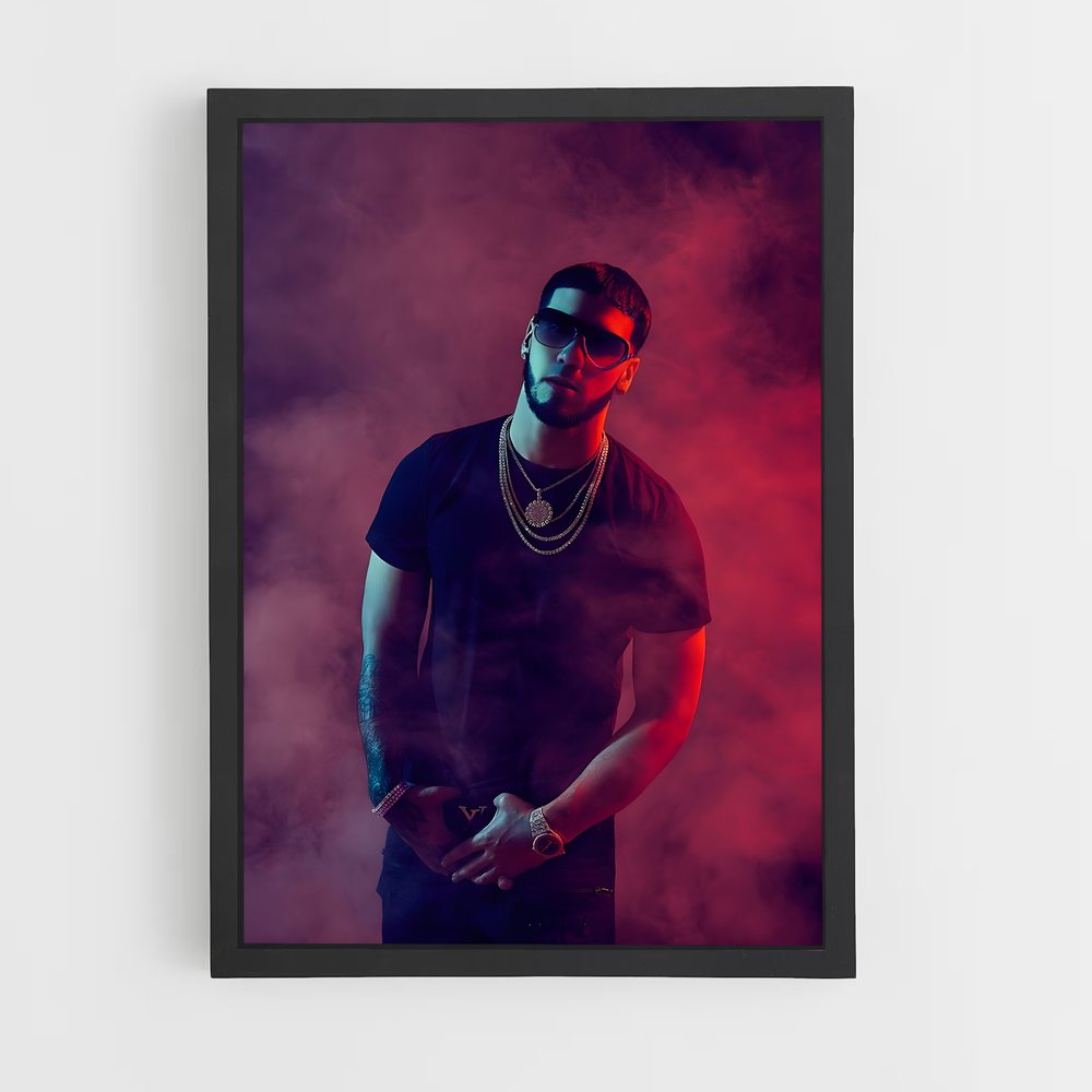 ap-anuel aa-8 cadre Noir