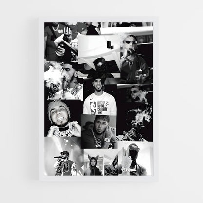 ap-anuel aa-9 cadre Blanc