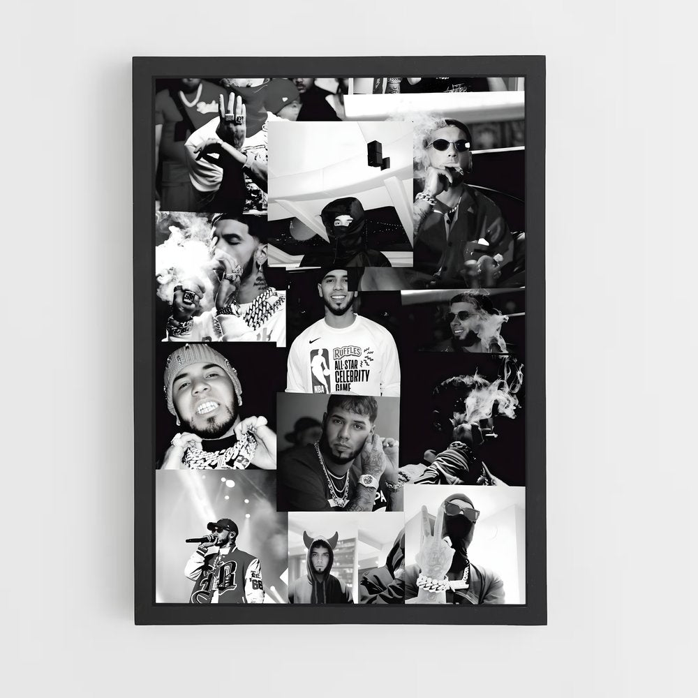 ap-anuel aa-9 cadre Noir