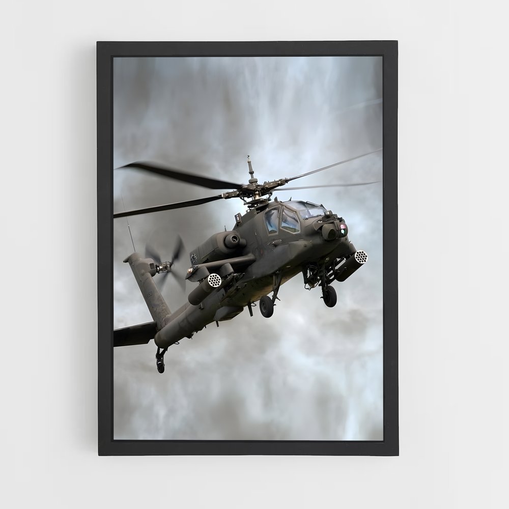 ap-apache ah-64-7 cadre Noir
