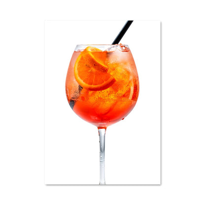 Poster Cocktail en Terrasse