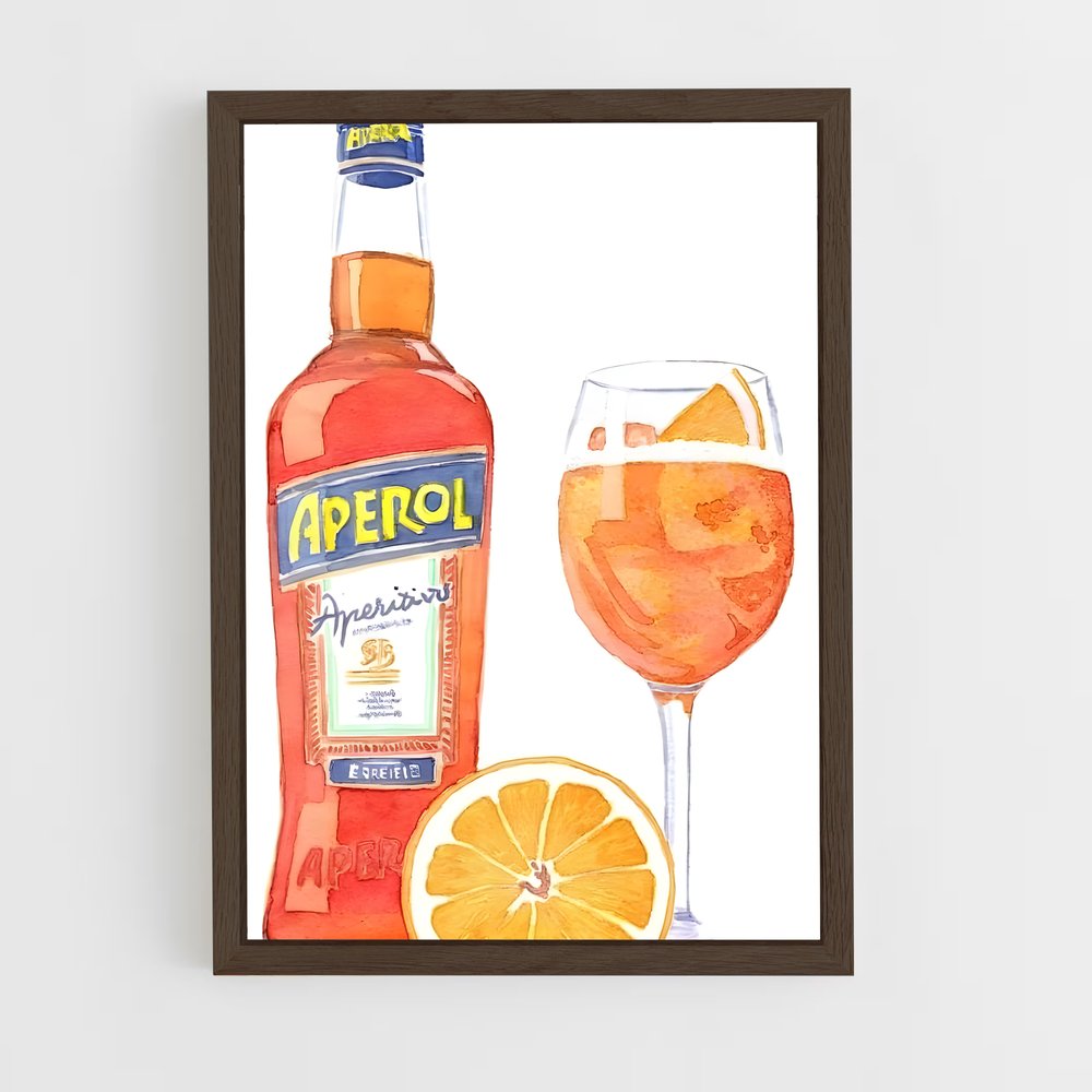 ap-aperol spritz-1 cadre Bois foncé
