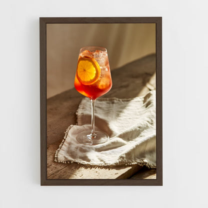 ap-aperol spritz-3 cadre Bois foncé