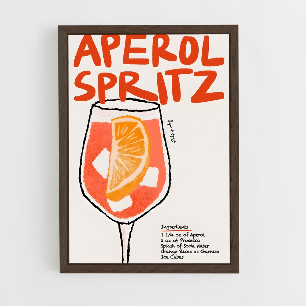 ap-aperol spritz-5 cadre Bois foncé