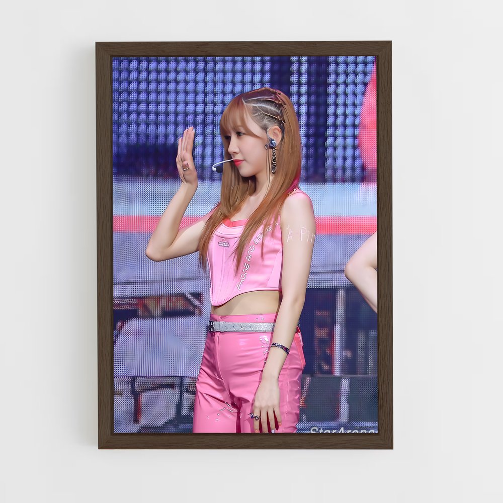 ap-apink-3 cadre Bois foncé