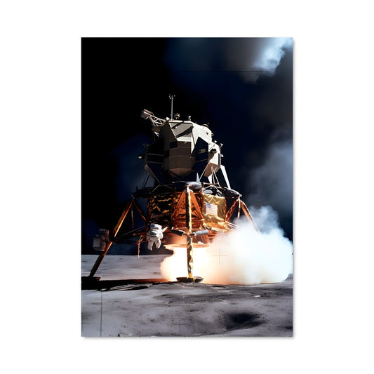 Poster Apollo lunar module 81110