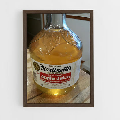 ap-apple juice-1 cadre Bois foncé