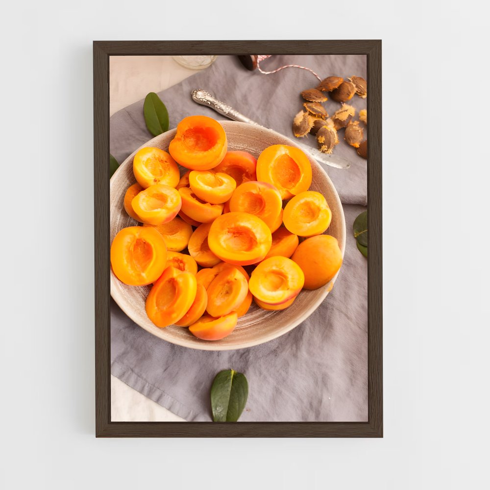 ap-apricot-6 cadre Bois foncé